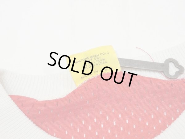 画像4: 70s Viking YAMAHA BIG SLEEVE LOGO MOTOCROSS MESH JERSEY L/S T-SHIRT MADE IN USA (4)