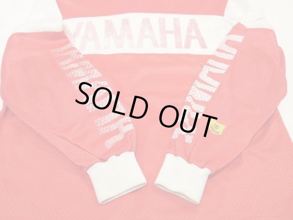 画像9: 70s Viking YAMAHA BIG SLEEVE LOGO MOTOCROSS MESH JERSEY L/S T-SHIRT MADE IN USA (9)