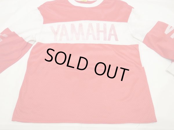 画像8: 70s Viking YAMAHA BIG SLEEVE LOGO MOTOCROSS MESH JERSEY L/S T-SHIRT MADE IN USA (8)