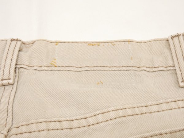 画像13: 90s Levi's 550 RELAXED FIT BEIGE DENIM SHORTS MADE IN USA (13)