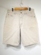 画像1: 90s Levi's 550 RELAXED FIT BEIGE DENIM SHORTS MADE IN USA (1)