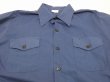 画像5: 70s US NAVY USN LIGHT BLUE UTILITY SHIRT (5)