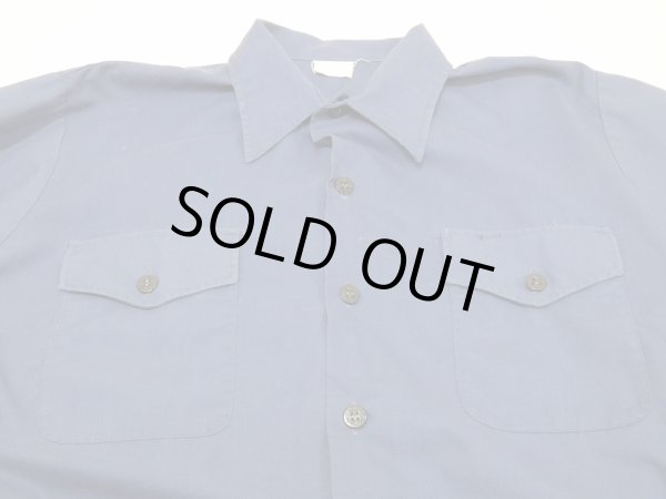 画像5: 70s US NAVY USN LIGHT BLUE UTILITY SHIRT (5)