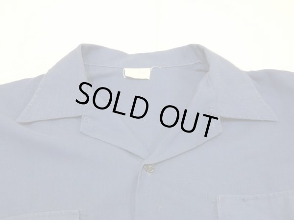 画像4: 70s US NAVY USN LIGHT BLUE UTILITY SHIRT (4)
