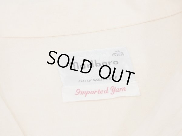 画像3: 60s Marlboro BABY PINK SOLID BLANK RAYON OPEN COLLAR SHIRT  (3)