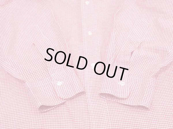 画像7: 60s Brooks Brothers POLO COLLAR BD BUTTON DOWN 6 BUTTON GINGHAM CHECK L/S SHIRT (7)