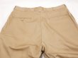 画像10: 70s US ARMY TAN 445 DURABLE PRESS CHINO TROUSERS PANTS DEAD STOCK (10)