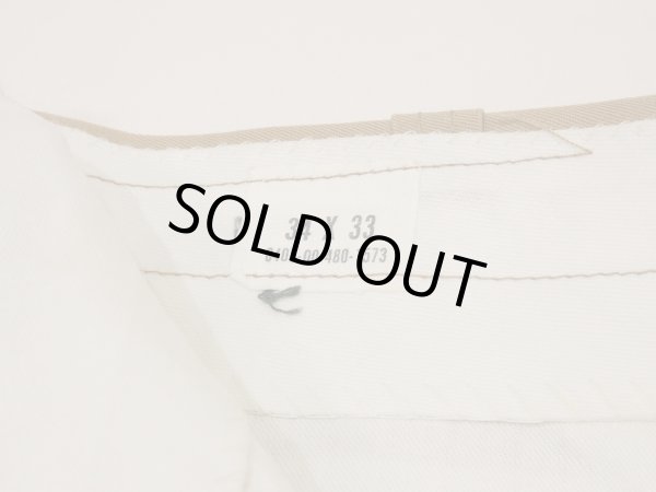 画像7: 70s US ARMY TAN 445 DURABLE PRESS CHINO TROUSERS PANTS DEAD STOCK (7)