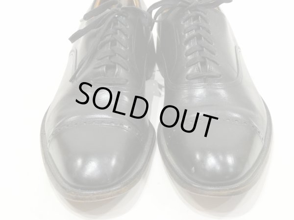 画像7: 50s Allen Edmonds Fifth Avenue PUNCHED CAP TOE LEATHER SHOES (7)