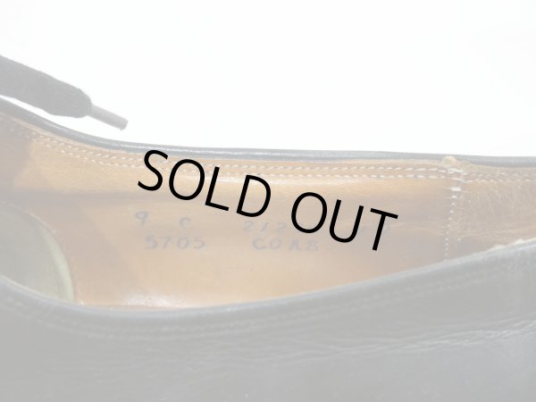 画像11: 50s Allen Edmonds Fifth Avenue PUNCHED CAP TOE LEATHER SHOES (11)