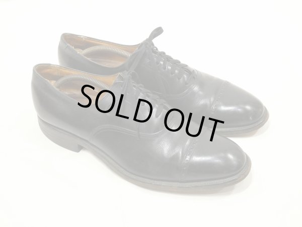 画像4: 50s Allen Edmonds Fifth Avenue PUNCHED CAP TOE LEATHER SHOES (4)