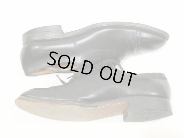 画像6: 50s Allen Edmonds Fifth Avenue PUNCHED CAP TOE LEATHER SHOES (6)