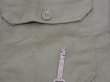 画像6: 60s US ARMY BVD PX CIVILIAN COTTON SATEEN UTILITY SHIRT DEAD STOCK (6)