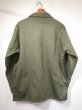 画像2: 60s US ARMY BVD PX CIVILIAN COTTON SATEEN UTILITY SHIRT DEAD STOCK (2)