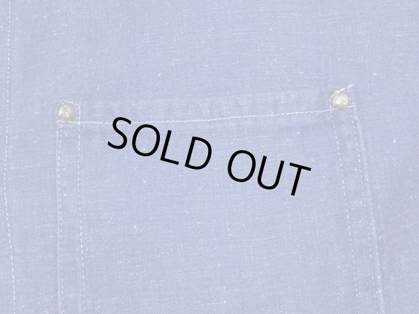 画像6: 50s 60s UNKNOWN EURO (GERMAN) DENIM CHORE WORK JACKET (6)