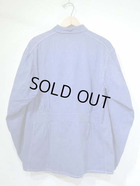 画像2: 50s 60s UNKNOWN EURO (GERMAN) DENIM CHORE WORK JACKET (2)