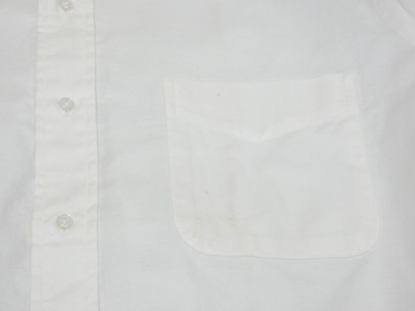 画像7: 80s 90s Brooks Brothers WHITE OX FORD  POLO COLLAR BD BUTTON DOWN L/S SHIRT MADE IN USA DEAD STOCK (7)