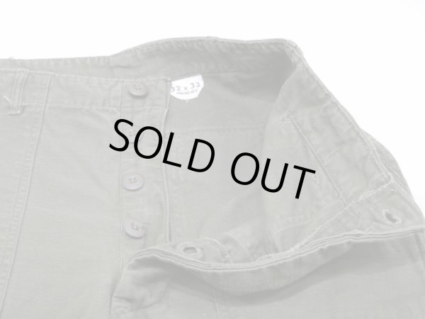 画像6: 60s '66 US ARMY OG-107 UTILITY BAKER PANTS  (6)