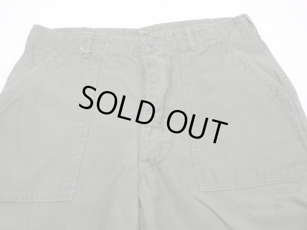画像4: 60s '66 US ARMY OG-107 UTILITY BAKER PANTS  (4)