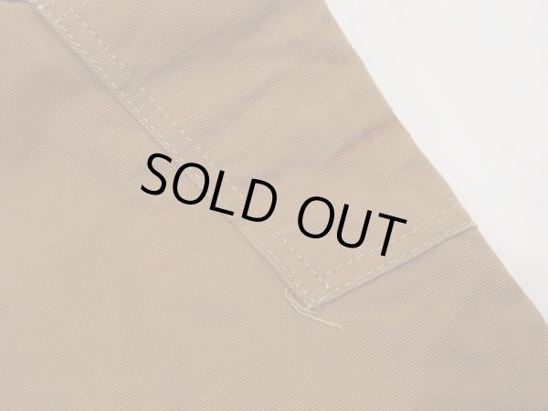 画像12: 70s Carhartt DOUBLE KNEE BROWN DUCK OVERALL DEAD STOCK ONE WASH 42×32 (12)