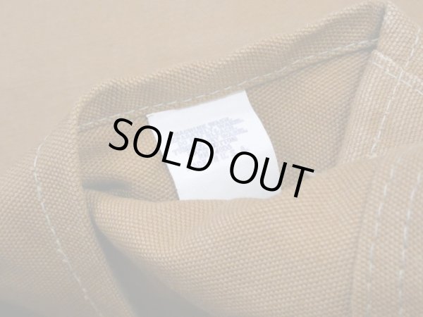 画像6: 70s Carhartt DOUBLE KNEE BROWN DUCK OVERALL DEAD STOCK ONE WASH 42×32 (6)