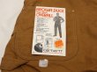 画像9: 70s Carhartt DOUBLE KNEE BROWN DUCK OVERALL DEAD STOCK ONE WASH 42×32 (9)