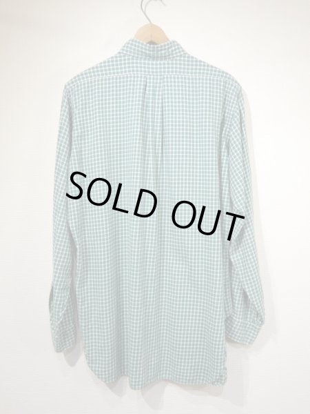 画像2: 50s Brooks Brothers POLO COLLAR BD BUTTON DOWN 6 BUTTON GINGHAM CHECK L/S SHIRT (2)