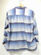 画像2: 60s Arnold constable SHADOW PLAID CHECK COTTON SILK OPEN COLLAR BOX SHIRT (2)