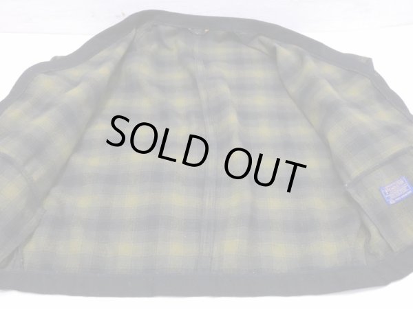 画像8: 60s Pendleton OMBRE SHADOW CHECK WOOL CARDIGAN (8)