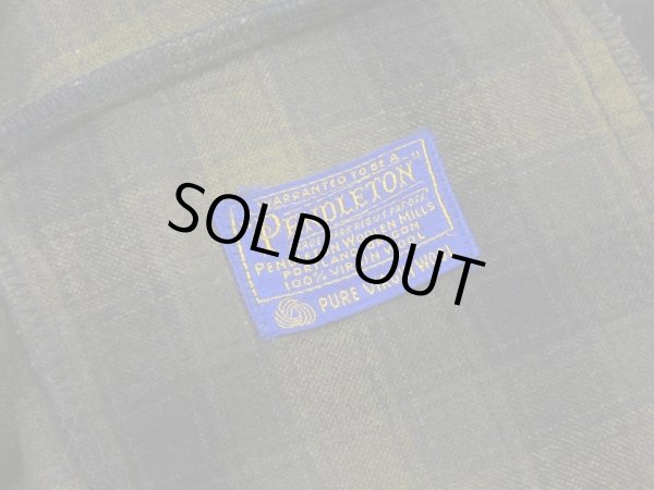 画像9: 60s Pendleton OMBRE SHADOW CHECK WOOL CARDIGAN (9)