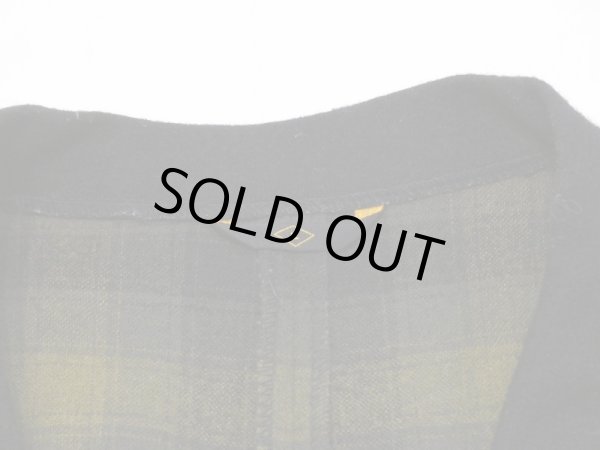 画像3: 60s Pendleton OMBRE SHADOW CHECK WOOL CARDIGAN (3)