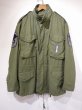 画像1: 60s US AIR FORCE USAF M-65 COTTON SATEEN OG-107 FIELD JACKET 2nd TYPE ALUMINUM ZIPPER M-R (1)