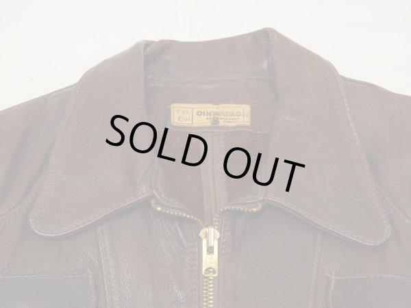 画像4: 70s OSHWAHKON EAGLE LEATHER JACKET (4)
