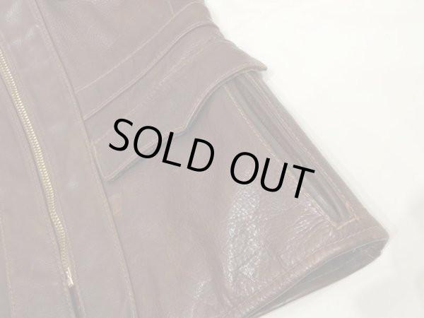 画像8: 70s OSHWAHKON EAGLE LEATHER JACKET (8)