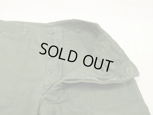 画像5: 60s '66 US ARMY OG-107 UTILITY BAKER PANTS  34×33 (5)