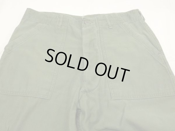 画像4: 60s '66 US ARMY OG-107 UTILITY BAKER PANTS  34×33 (4)