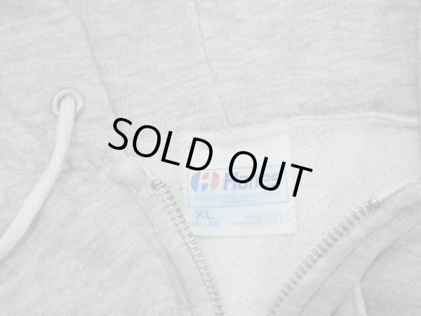 画像3: 80s Hanes FULL ZIP SWEAT PARKA HOODED MADE IN USA  (3)