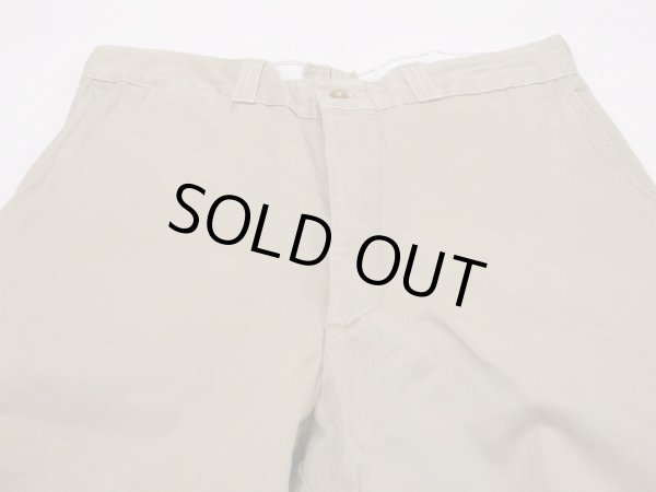 画像4: 50's US ARMED FORCES COTTON KHAKI CHINO TROUSERS PANTS (4)
