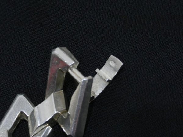 画像6: EURO VINTAGE GEOMETRIC DESIGN SILVER BRACELET (6)