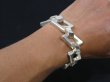 画像8: EURO VINTAGE GEOMETRIC DESIGN SILVER BRACELET (8)