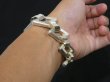 画像9: EURO VINTAGE GEOMETRIC DESIGN SILVER BRACELET (9)