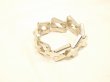 画像1: EURO VINTAGE GEOMETRIC DESIGN SILVER BRACELET (1)