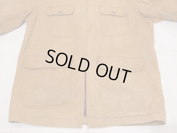 画像7: 50s 60s Sears FULL ZIP DUCK CHORE JACKET COVERALL (7)