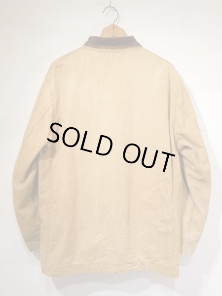 画像2: 50s 60s Sears FULL ZIP DUCK CHORE JACKET COVERALL (2)