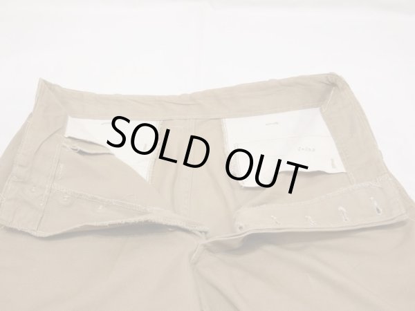 画像7: 40s US MARINE CORPS USMC CHINO TROUSERS PANTS with FLAP POCKET 2 (7)
