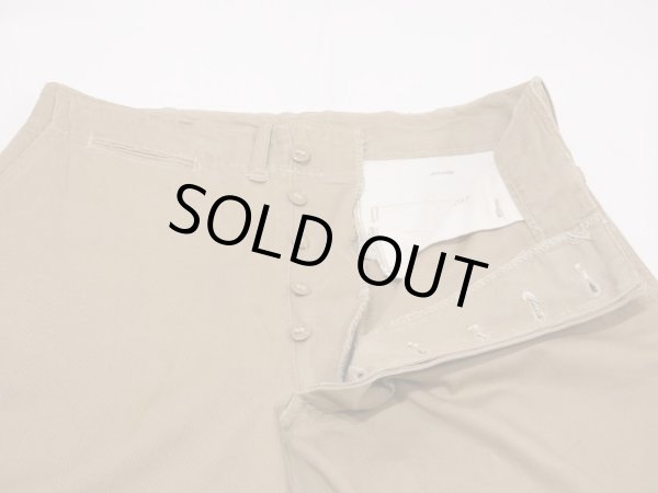 画像5: 40s US MARINE CORPS USMC CHINO TROUSERS PANTS with FLAP POCKET 2 (5)