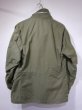 画像2: 60s '65 US ARMY M-65 COTTON SATEEN OG-107 FIELD JACKET 1ST TYPE ALUMINUM ZIPPER S-S (2)