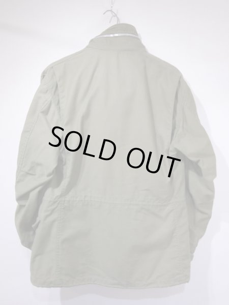 画像2: 60s '65 US ARMY M-65 COTTON SATEEN OG-107 FIELD JACKET 1ST TYPE ALUMINUM ZIPPER S-S (2)