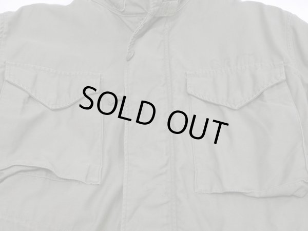 画像6: 60s '65 US ARMY M-65 COTTON SATEEN OG-107 FIELD JACKET 1ST TYPE ALUMINUM ZIPPER S-S (6)