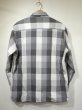 画像2: 90s FIELD & STREAM MONOTONE PLAID HEAVY FLANNEL SHIRT  (2)